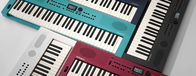 Roland kondigt GO:KEYS 3 en GO:KEYS 5 Music Creation Keyboards aan
