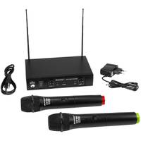 Omnitronic VHF-102 215.850/207.550 MHz draadloze microfoonset
