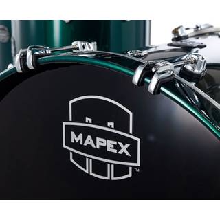 Mapex SE628XM Saturn Evolution Maple Stage+ Brunswick Green 5-delige shellset