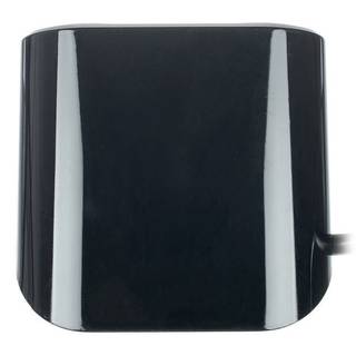 Brennenstuhl Desktop-Power 1153500222 hoekstekker met 2 stopcontacten en 2x USB zwart