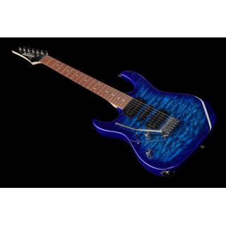 Ibanez GRX70QAL GIO Transparent Blue Burst linkshandige elektrische gitaar