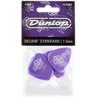 Dunlop 41P150 Delrin 500 Pick 1.5 mm plectrum set 12 stuks