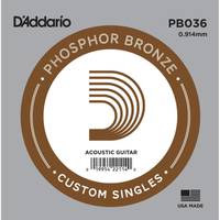 D'Addario PB036 losse snaar voor akoestische westerngitaar