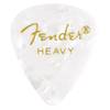 Fender 351 White Moto heavy plectrum