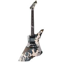 ESP LTD James Hetfield Signature Series Snakebyte KUIU Camo Satin elektrische gitaar met koffer