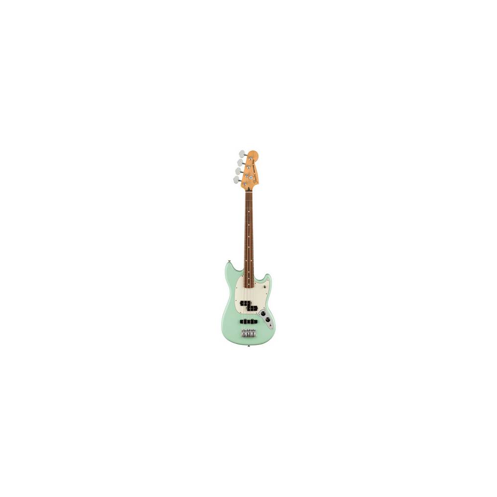 Fender Mustang Bass PJ Surf Green PF Limited Edition elektrische basgitaar