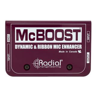 Radial McBoost booster voor dynamische en ribbon microfoons