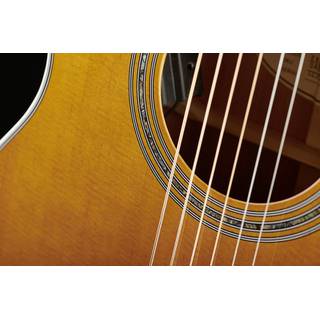 D'Angelico Excel Tammany XT Vintage Natural elektrisch-akoestische westerngitaar met koffer