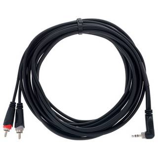 Cordial EY5WRCC Elements kabel haakse 3.5mm TRS jack - 2x RCA 5m
