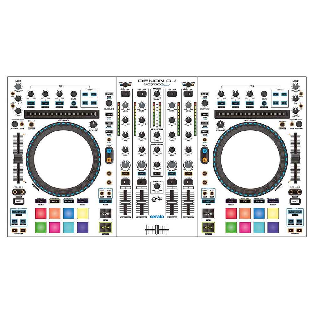 DJ-Skins Denon DJ MC7000 Skin White