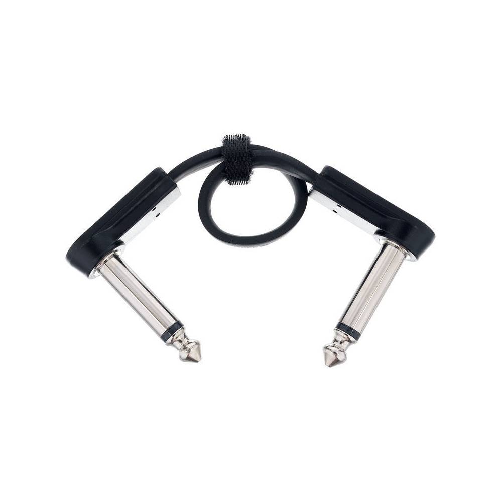 Cordial EI0.10RR Elements patch kabel plat 2x haakse 6.3mm TS jack - 10 cm