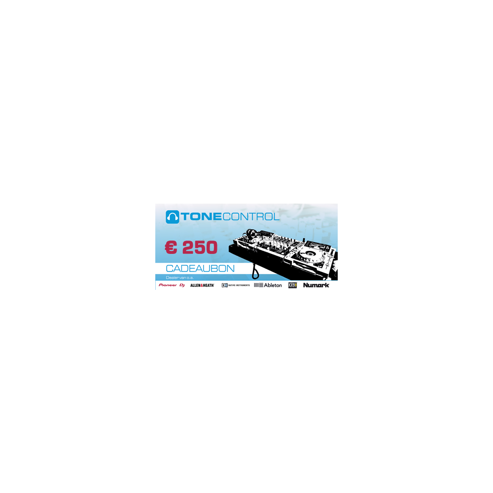 ToneControl Cadeaubon 250 euro
