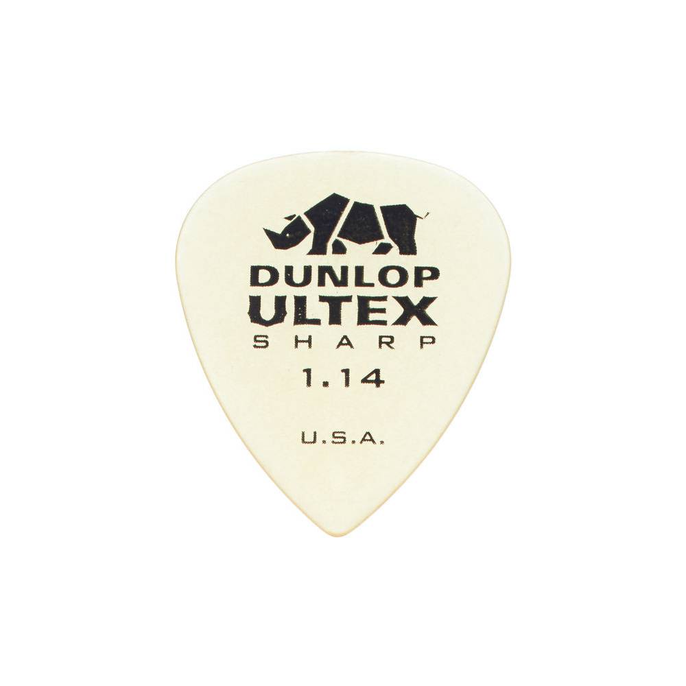 Dunlop Ultex Sharp 1.14 mm plectrum