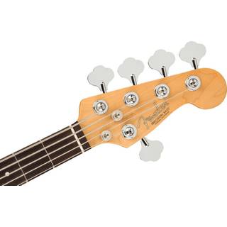 Fender American Professional II Precision Bass V RW Olympic White 5-snarige elektrische basgitaar met koffer