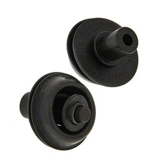 Dunlop SLS1403BK Straplok Strap Retainers Flush Mount Black Oxide