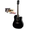Fazley FE100CBK & GAFAZ1 western gitaar met onderhoudsset