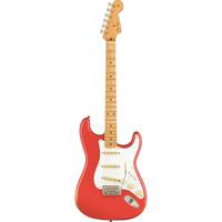 Fender Vintera 50s Stratocaster Road Worn Fiesta Red MN Limited Edition met gigbag