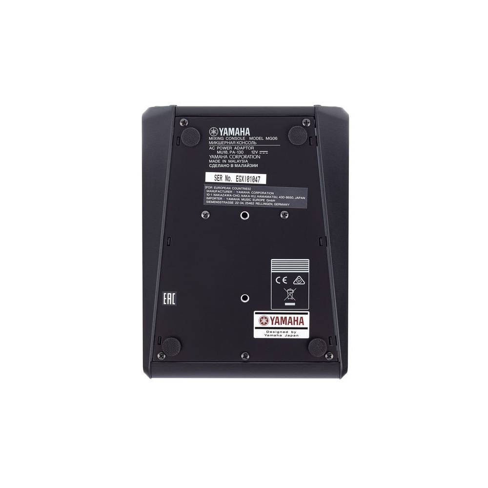 Yamaha MG06 mengpaneel 6-kanaals