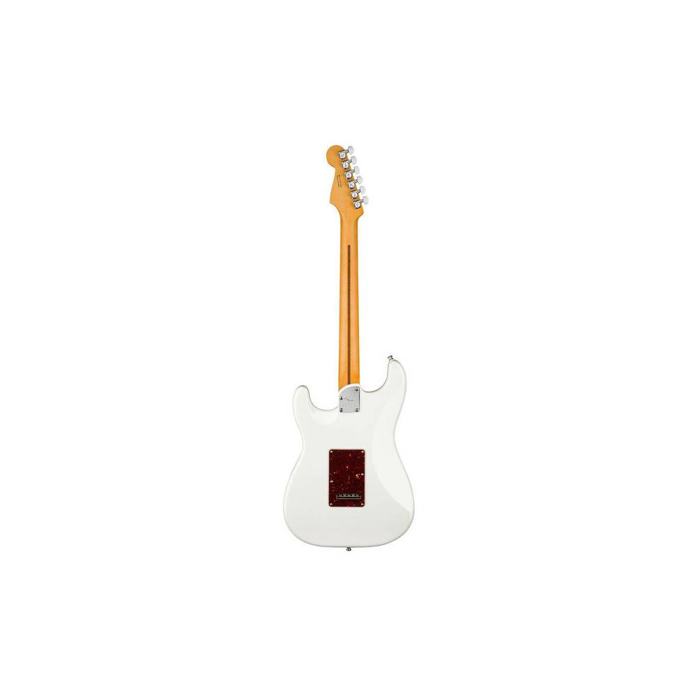 Fender American Ultra Stratocaster Arctic Pearl RW met koffer