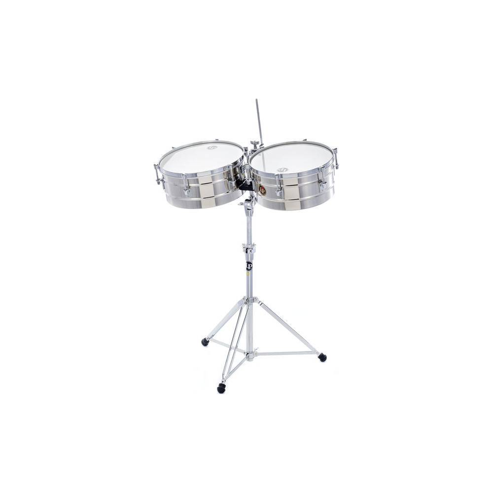 Latin Percussion LP257S Tito Puente Timbales Stainless Steel
