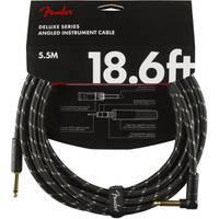 Fender Deluxe Cables instrumentkabel 5.5m zwart recht+haaks