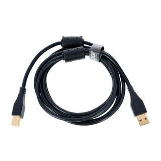 UDG U95003BL audio kabel USB 2.0 A-B recht zwart 3m