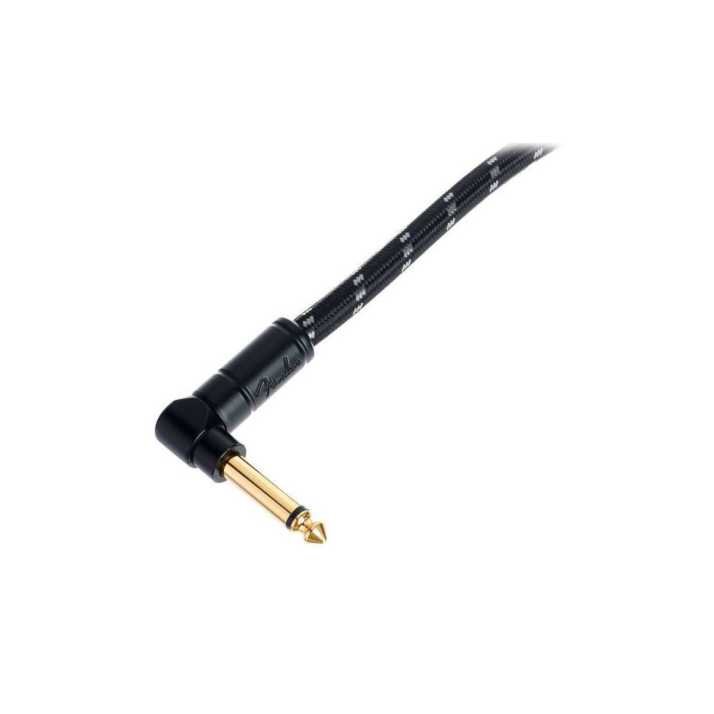 Fender Deluxe Cables Coil Cable 9 m zwart tweed recht en haaks