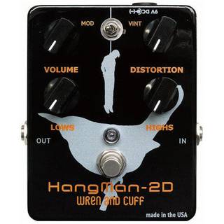 Wren and Cuff Hangman-2D High-Gain Distortion effectpedaal