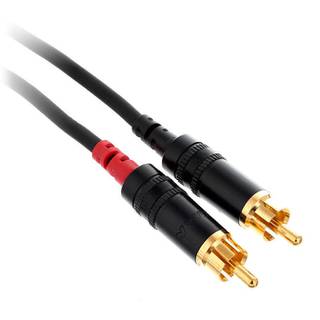 Cordial CFY0.9WCC-LONG Intro verloopkabel 3.5mm TRS jack - 2x RCA 0.9m zwart