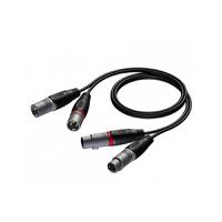 Procab REF710/3 2x XLR kabel 3m