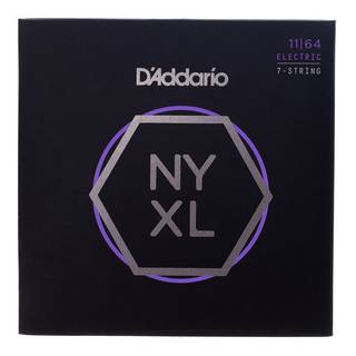 D'Addario NYXL1164 Nickel Wound Medium 11-64 7-snarige set
