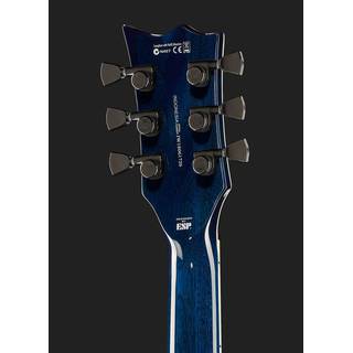ESP LTD Deluxe EC-1000 Piezo QM See Thru Blue