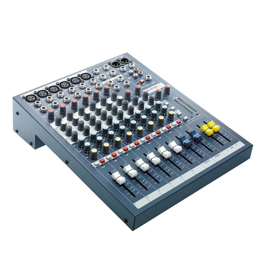 Soundcraft EPM6 6-kanaals PA mixer