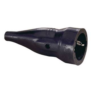 Showtec schuko connector female 230V zwart