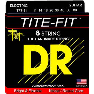 DR Strings TF8-11 Tite-Fit 8-string Heavy snarenset