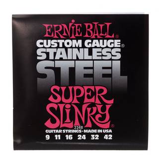 Ernie Ball 2248 Stainless Steel Super Slinky snarenset