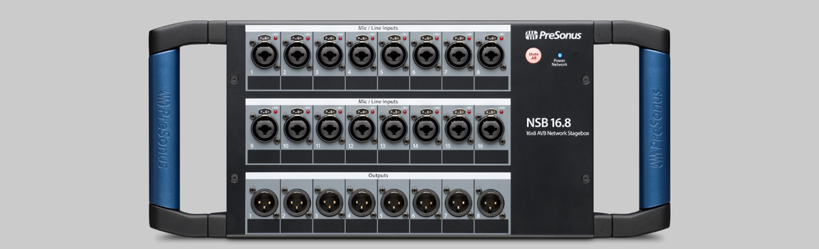 PreSonus Expands StudioLive AVB Ecosystem with NSB-series Stage Boxes