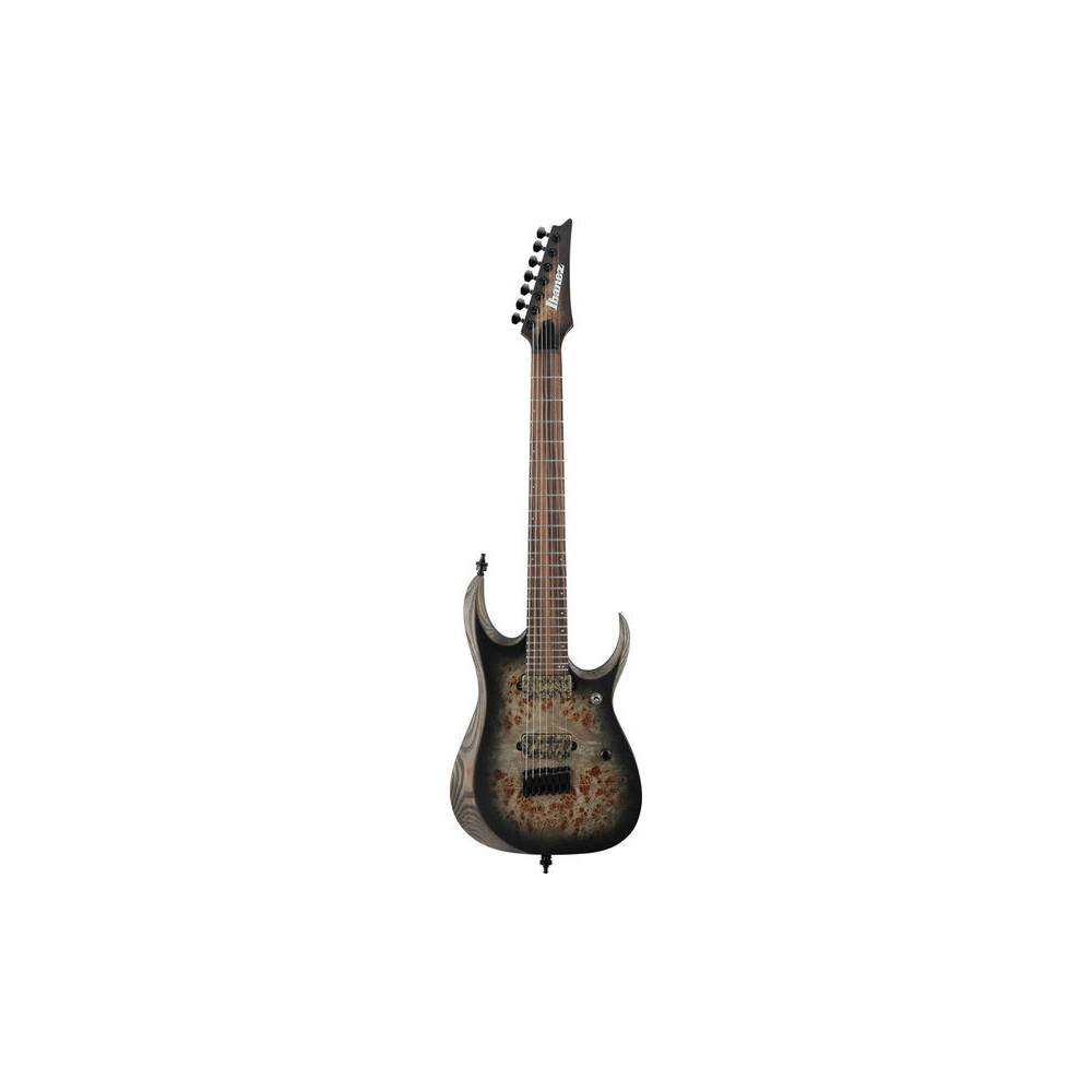 Ibanez Axion Label RGD71ALPA-CKF Charcoal Burst Black Stained Flat 7-snarige elektrische gitaar