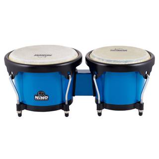 Nino Percussion NINO17B-BK 6.5 en 7.5 inch bongo blauw
