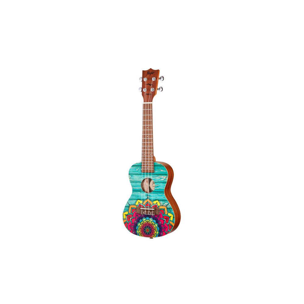 Flight Art Series AUC-33 Mansion concert ukelele met gigbag