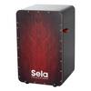 Sela SE 047 CaSela Black Pro Red Dragon cajon met switch