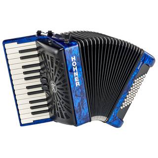 Hohner Bravo II 48 Blauw, Silent Key accordeon