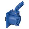 PCE CEE 16A 3-polige inbouw socket female blauw