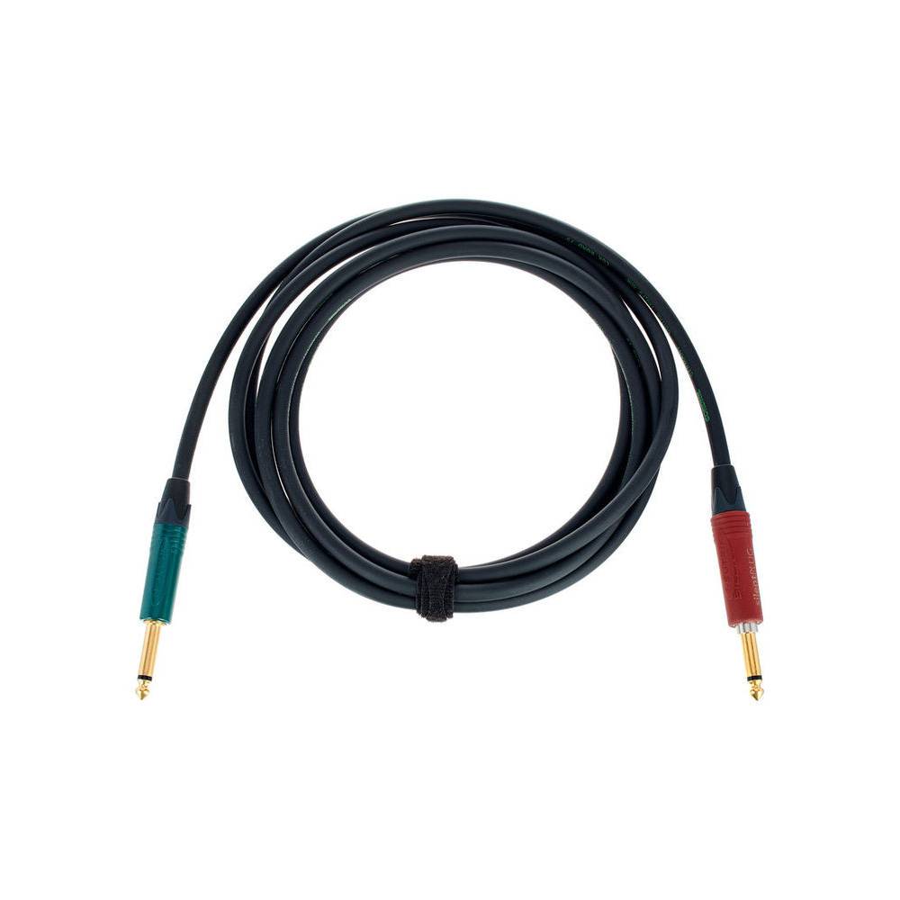 Cordial CRI3PP-SILENT ENCORE 6.3 TS jack silent - 6.3 TS jack recht instrumentkabel 3m