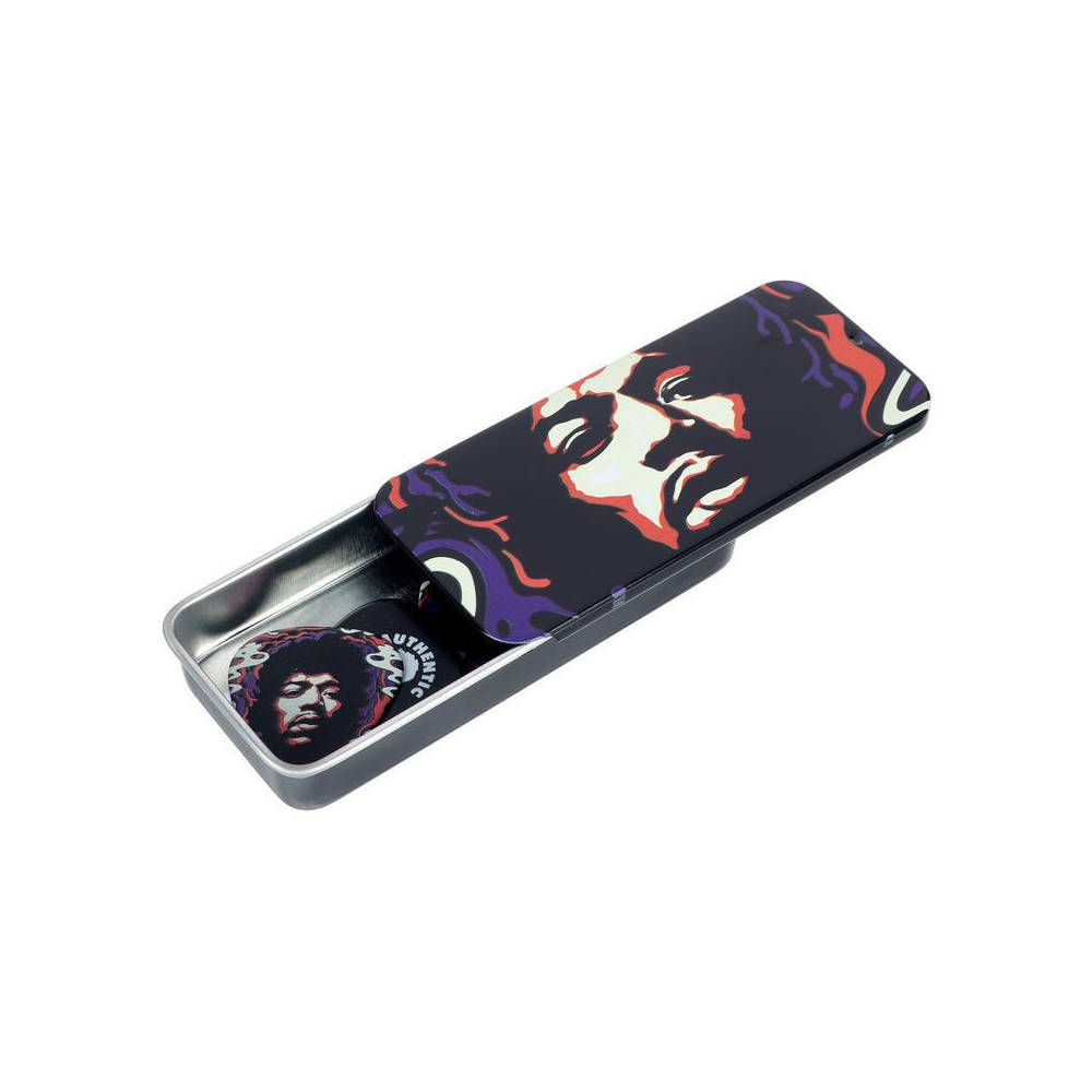 Dunlop JHPT15H Authentic Hendrix '69 Psych Series Pick Tin Haze plectrumdoosje met zes plectra