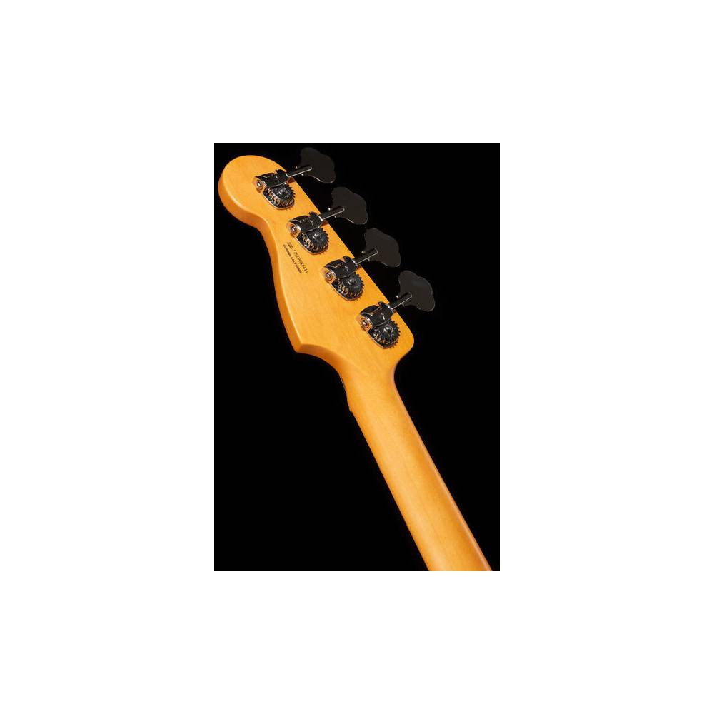 Fender American Ultra Precision Bass Arctic Pearl MN met koffer