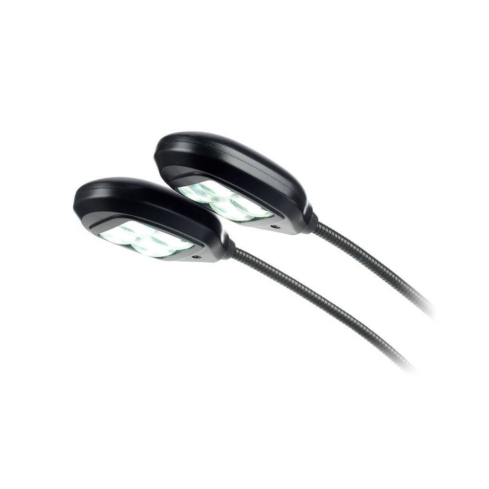 Konig & Meyer 12270 lessenaarlamp met dubbele LED