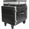 Gator Cases GRC-12X10-PU polyetheen 12U-10U combi flightcase voor mixers