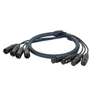 DAP DMX Multi 3-Pin 10m multikabel 4-voudig