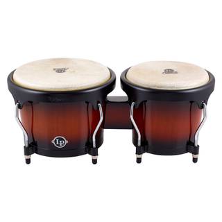 Latin Percussion LPA601VSB Aspire Wood Bongos Vintage Sunburst Black